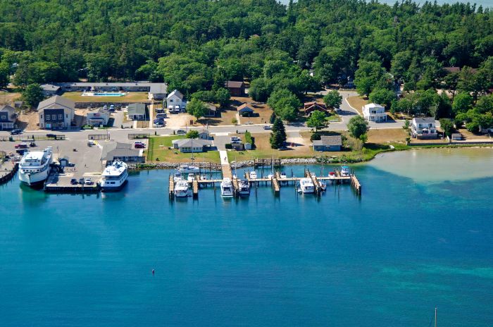 Beaver island mi marina municipal marinas weather mostly cloudy throughout